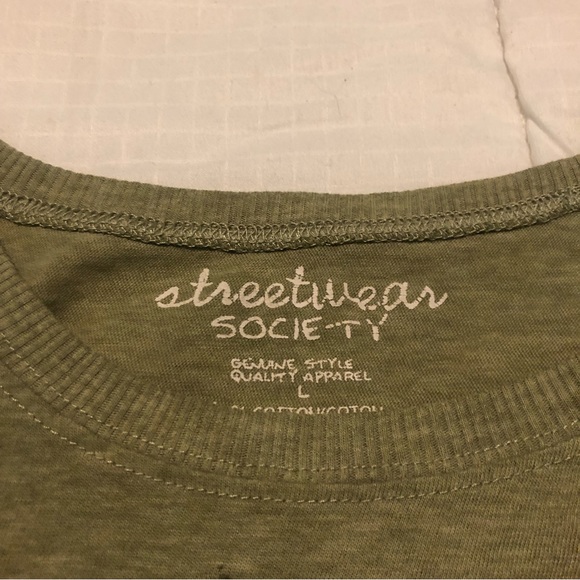 3/20$ SWS - Green Punk Rock Shirt - Picture 3 of 5